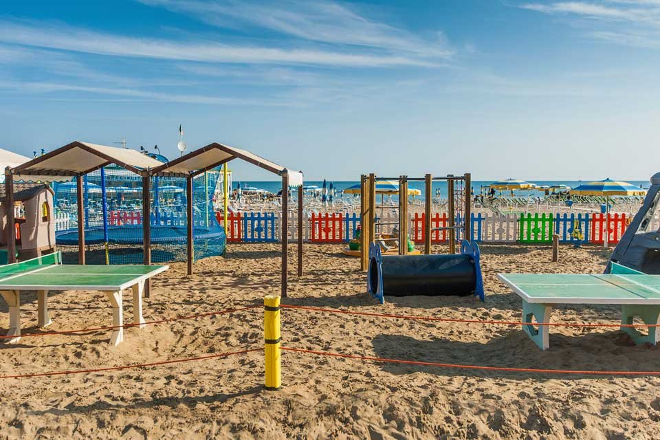 Strutture in legno per stabilimenti balneari