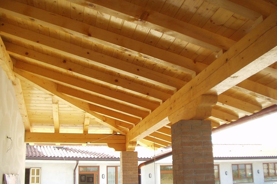 Tetti in legno massello