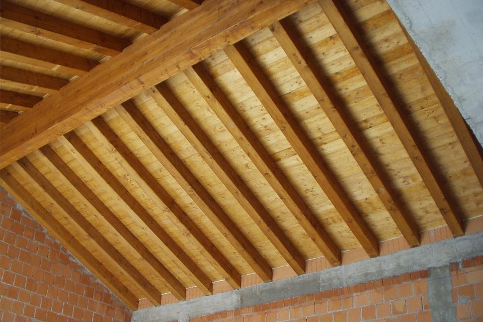 Tetti in legno massello