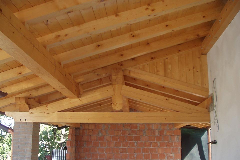 Tetti in legno massello