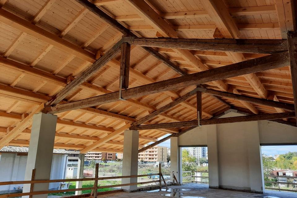 Tetto in legno