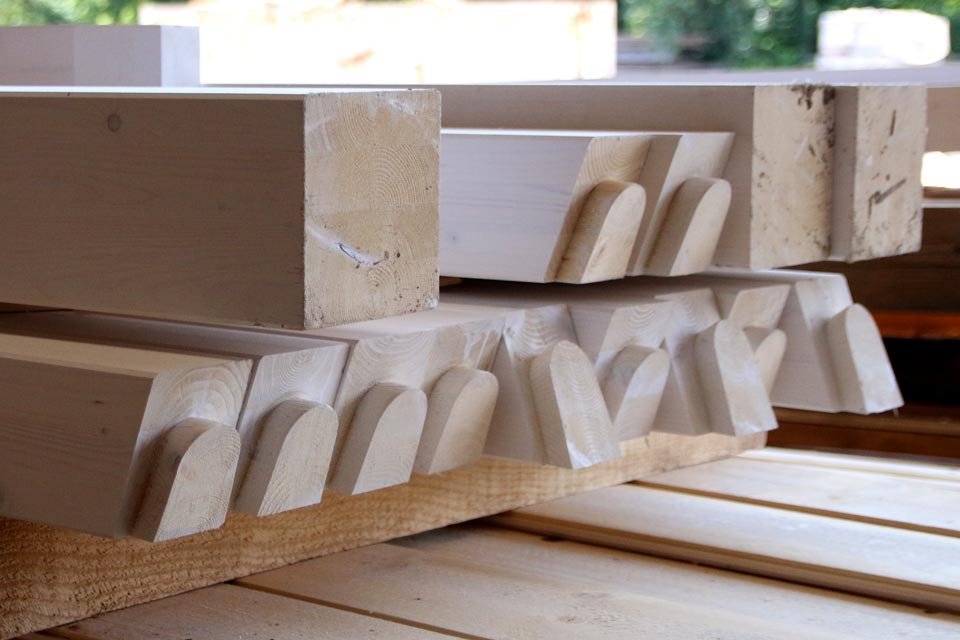 Travi in legno lamellare Silea Legnami